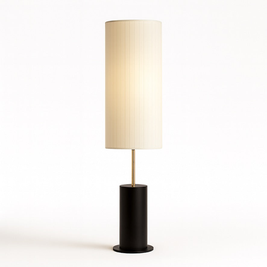 Wabi-Sabi Fabric Floor Lamp – Minimalist Japanese Design