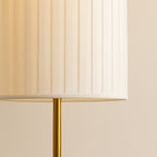 Wabi-Sabi Fabric Floor Lamp – Minimalist Japanese Design
