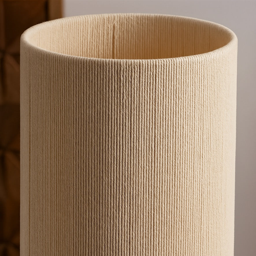 Nordic Table Lamp – Wooden Minimalist Linen Shade