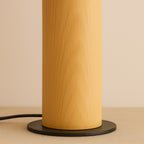 Wabi-Sabi Fabric Floor Lamp – Minimalist Japanese Design