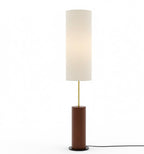 Wabi-Sabi Fabric Floor Lamp – Minimalist Japanese Design