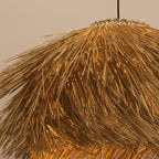 Natural Rattan Pendant Light – Handwoven Ceiling Lamp