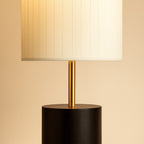 Wabi-Sabi Fabric Floor Lamp – Minimalist Japanese Design